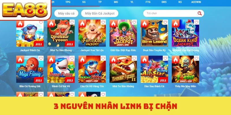 3 nguyên nhân link bị chặn