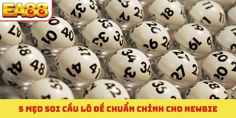 5 mẹo soi cầu lô đề chuẩn chỉnh cho newbie