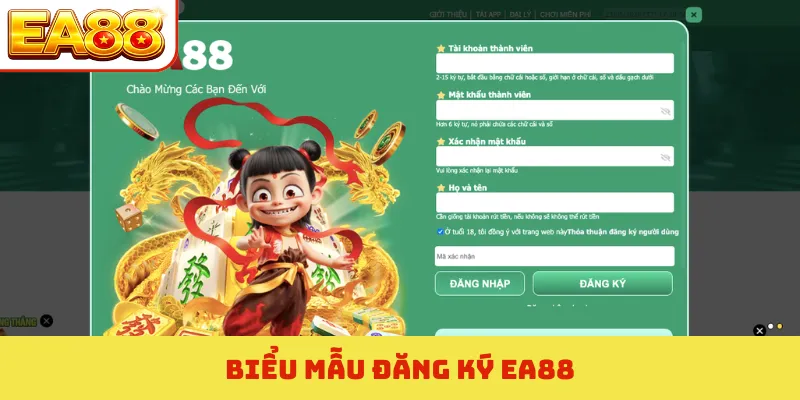 Biểu mẫu đăng ký EA88